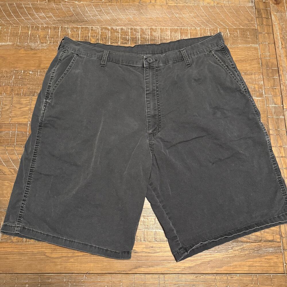 Wrangler Authentics Charcoal Gray Shorts Authentic Issue Worn / Distressed 38